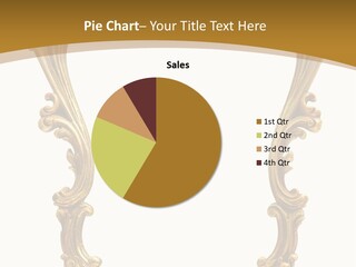 Gold Antique Picture Frame PowerPoint Template