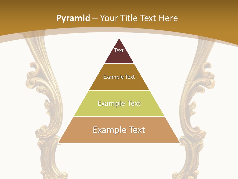 Gold Antique Picture Frame PowerPoint Template