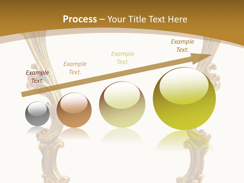Gold Antique Picture Frame PowerPoint Template