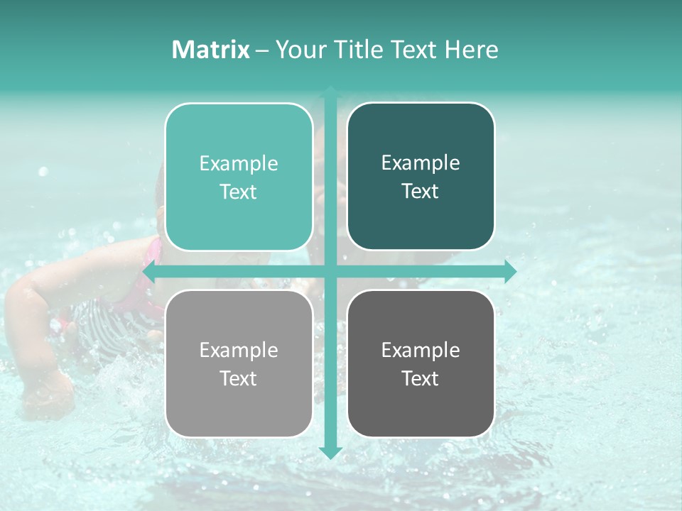 Young Mother With Son On The Beach PowerPoint Template