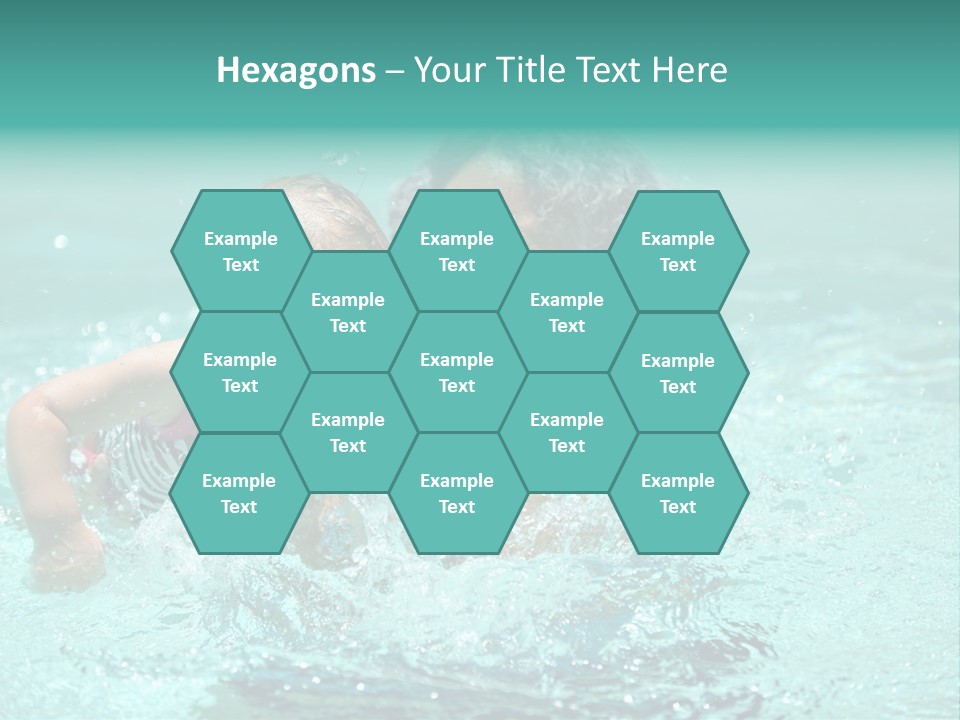 Young Mother With Son On The Beach PowerPoint Template