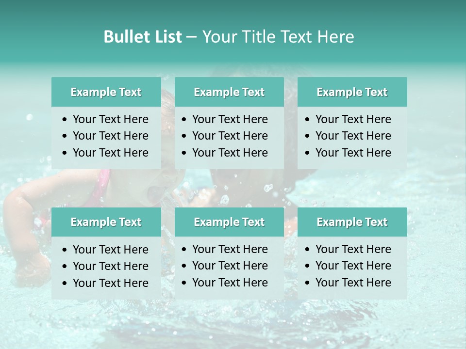 Young Mother With Son On The Beach PowerPoint Template