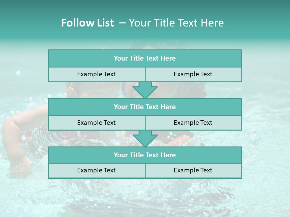 Young Mother With Son On The Beach PowerPoint Template