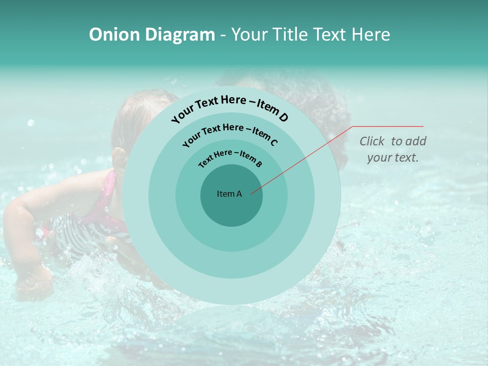 Young Mother With Son On The Beach PowerPoint Template