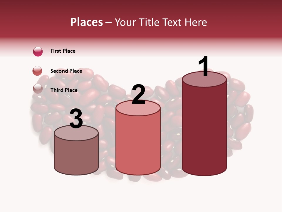 Bunch Of Red Beans Look Like One Big Bean PowerPoint Template
