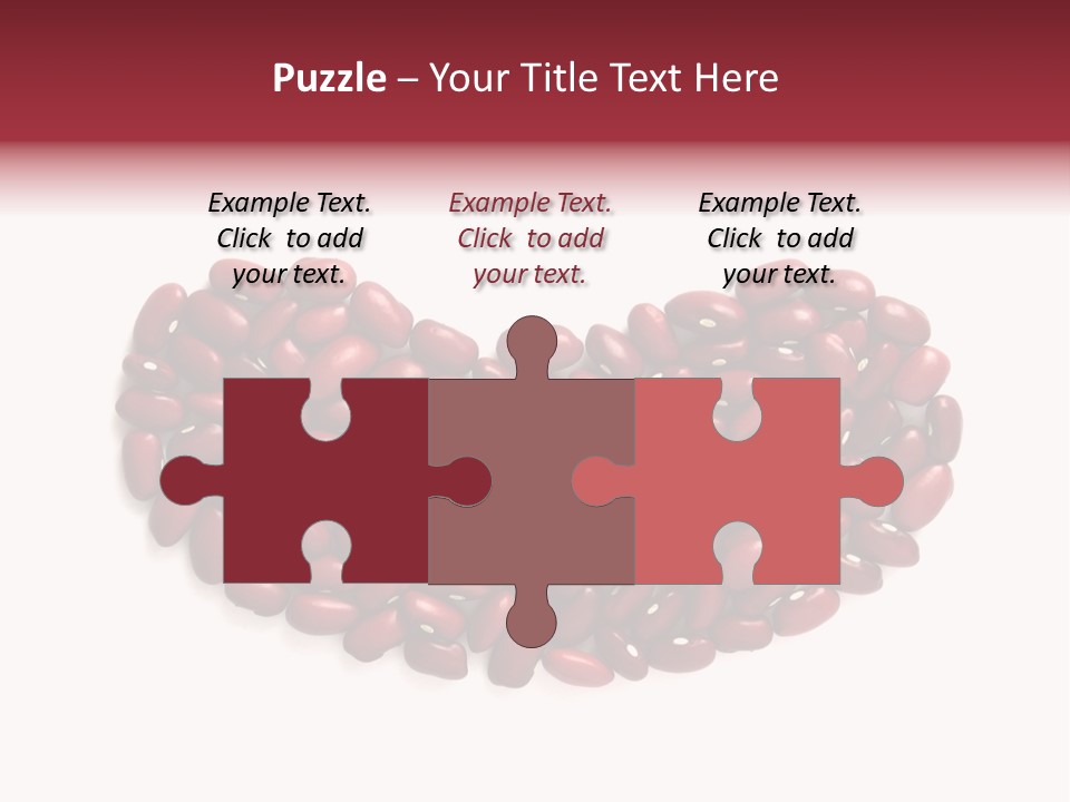 Bunch Of Red Beans Look Like One Big Bean PowerPoint Template