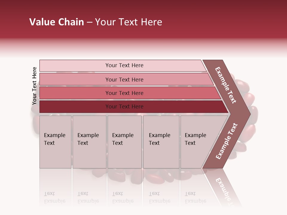 Bunch Of Red Beans Look Like One Big Bean PowerPoint Template