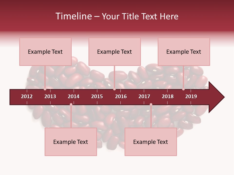 Bunch Of Red Beans Look Like One Big Bean PowerPoint Template