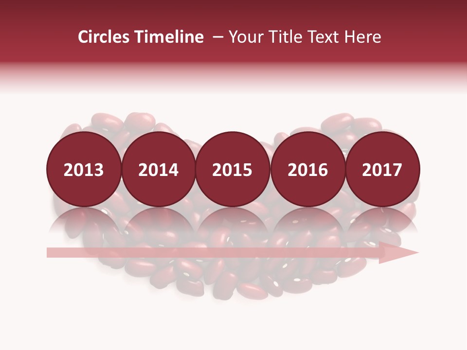 Bunch Of Red Beans Look Like One Big Bean PowerPoint Template