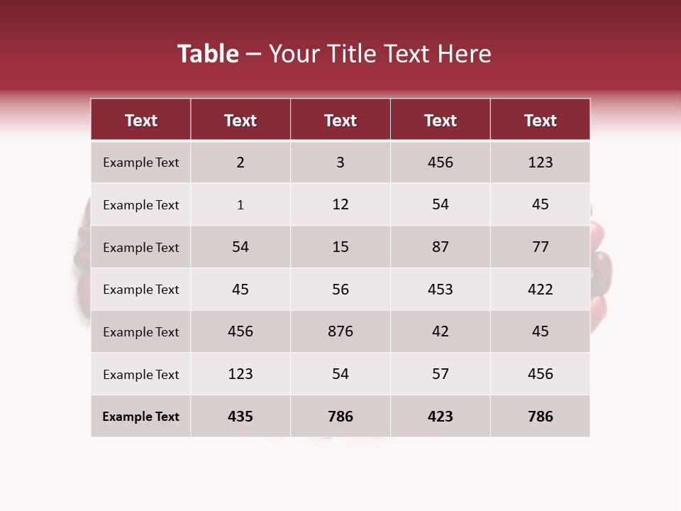 Bunch Of Red Beans Look Like One Big Bean PowerPoint Template