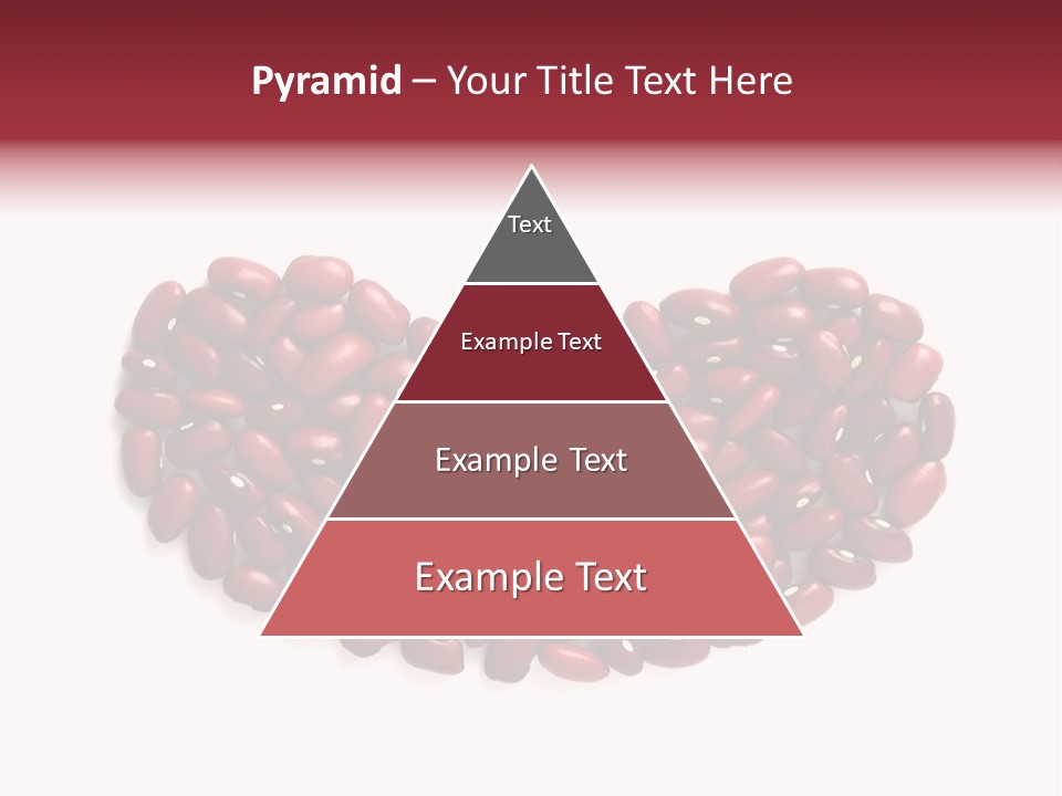 Bunch Of Red Beans Look Like One Big Bean PowerPoint Template