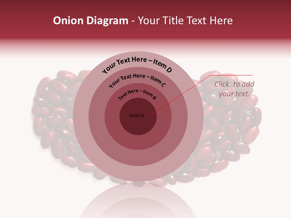 Bunch Of Red Beans Look Like One Big Bean PowerPoint Template