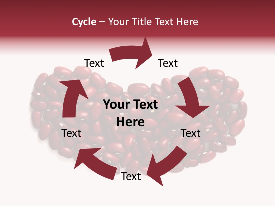 Bunch Of Red Beans Look Like One Big Bean PowerPoint Template