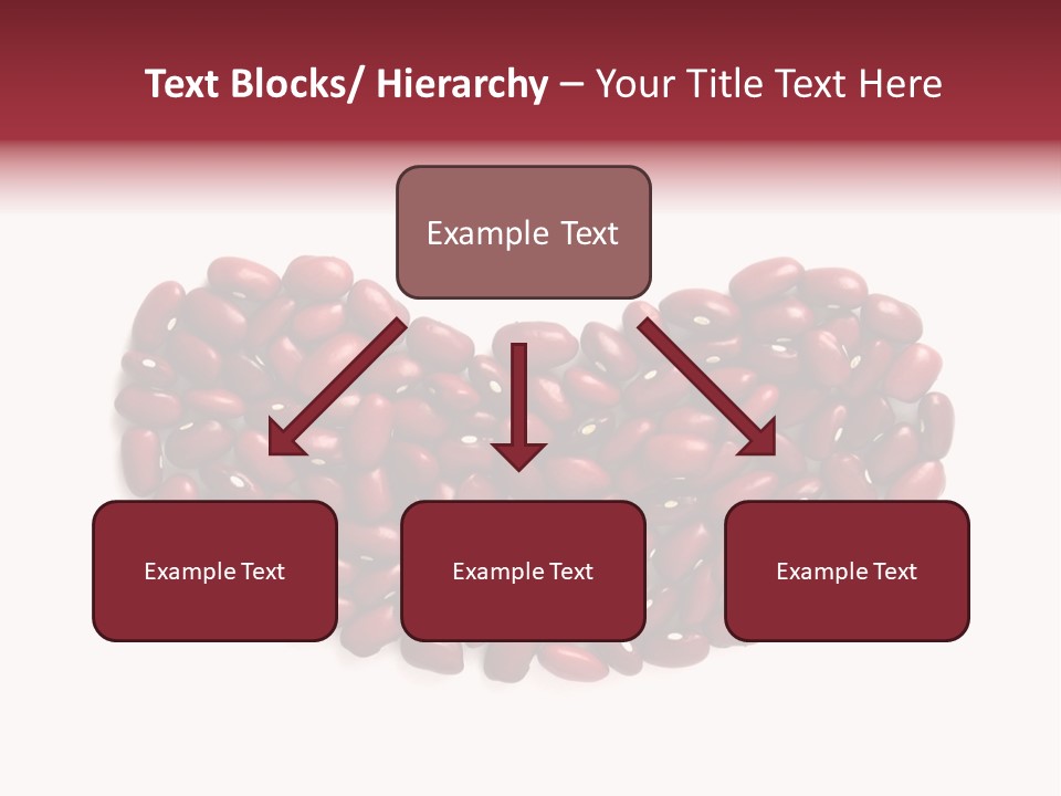 Bunch Of Red Beans Look Like One Big Bean PowerPoint Template