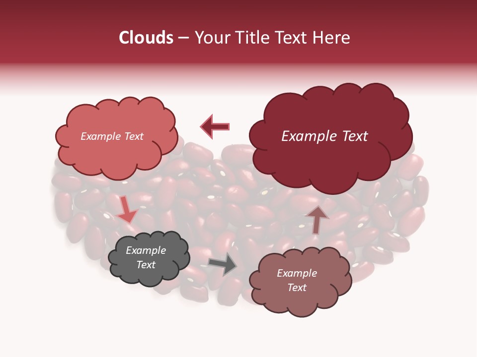 Bunch Of Red Beans Look Like One Big Bean PowerPoint Template