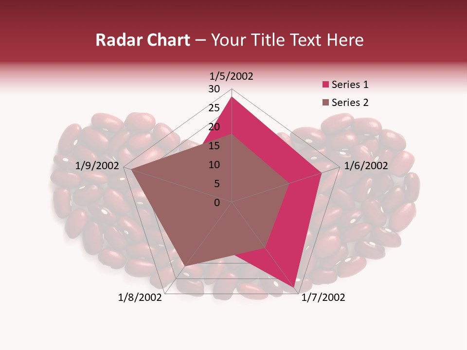 Bunch Of Red Beans Look Like One Big Bean PowerPoint Template