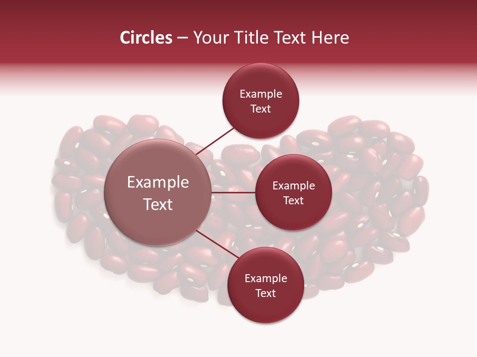 Bunch Of Red Beans Look Like One Big Bean PowerPoint Template