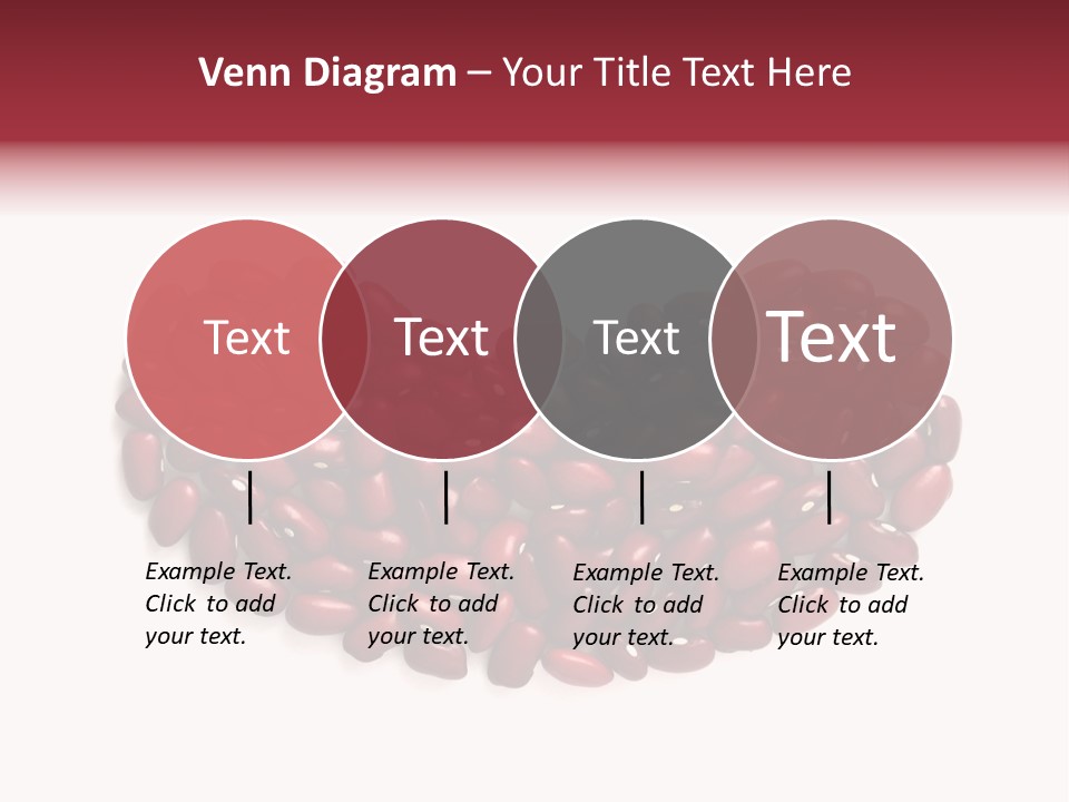 Bunch Of Red Beans Look Like One Big Bean PowerPoint Template