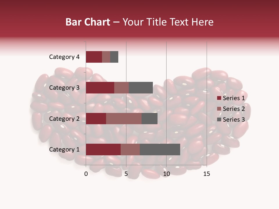 Bunch Of Red Beans Look Like One Big Bean PowerPoint Template