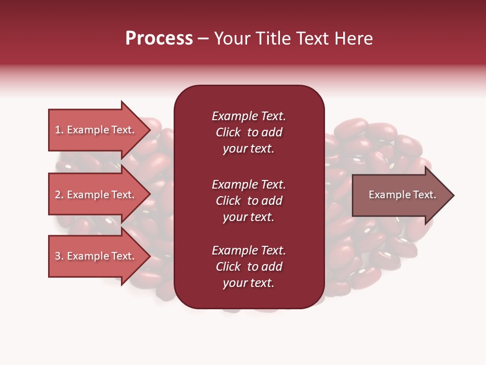 Bunch Of Red Beans Look Like One Big Bean PowerPoint Template