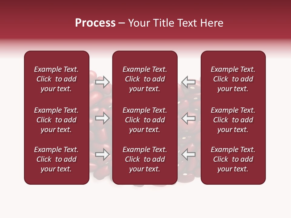 Bunch Of Red Beans Look Like One Big Bean PowerPoint Template