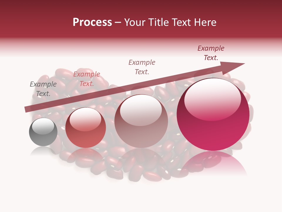 Bunch Of Red Beans Look Like One Big Bean PowerPoint Template