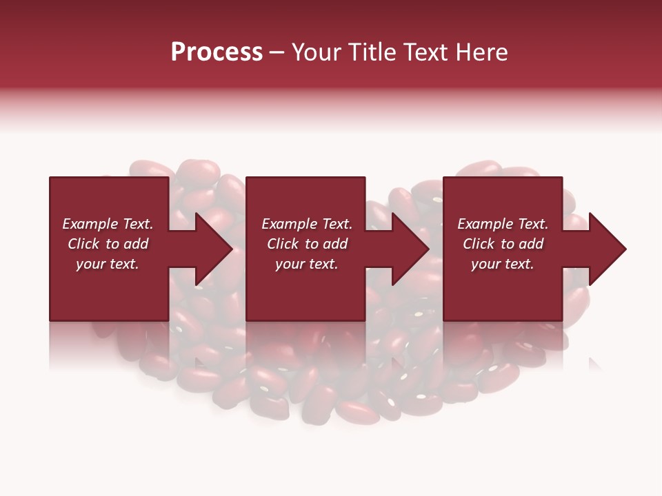 Bunch Of Red Beans Look Like One Big Bean PowerPoint Template