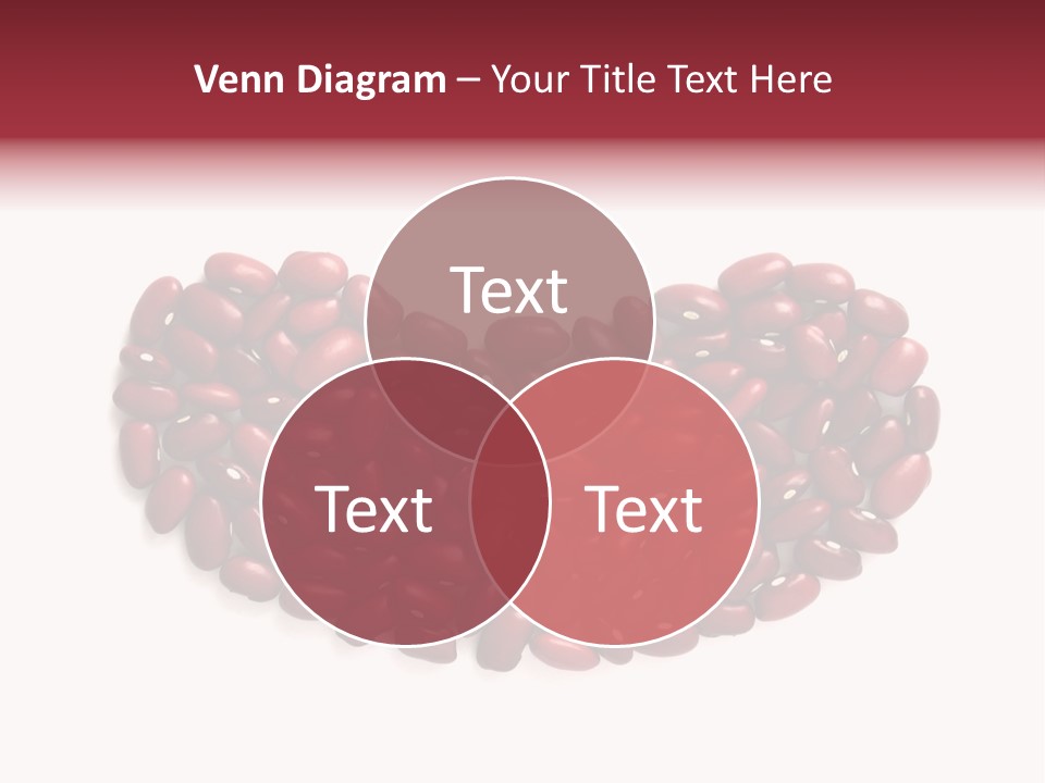 Bunch Of Red Beans Look Like One Big Bean PowerPoint Template