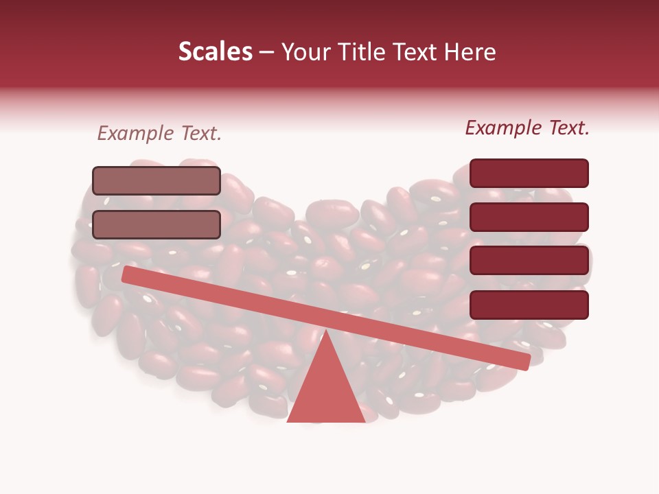 Bunch Of Red Beans Look Like One Big Bean PowerPoint Template
