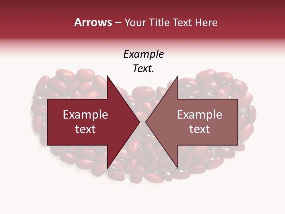 Bunch Of Red Beans Look Like One Big Bean PowerPoint Template