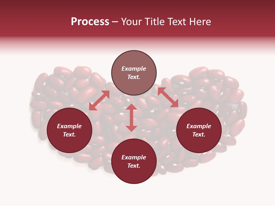 Bunch Of Red Beans Look Like One Big Bean PowerPoint Template