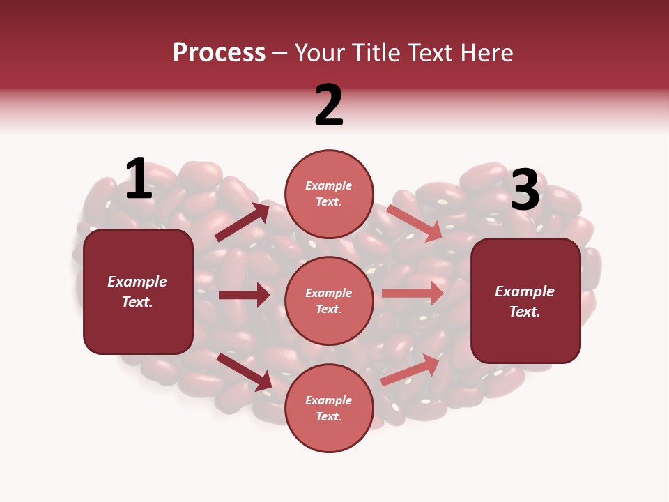 Bunch Of Red Beans Look Like One Big Bean PowerPoint Template