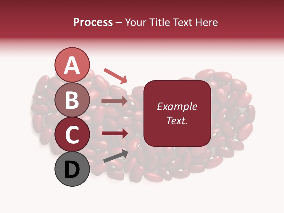 Bunch Of Red Beans Look Like One Big Bean PowerPoint Template