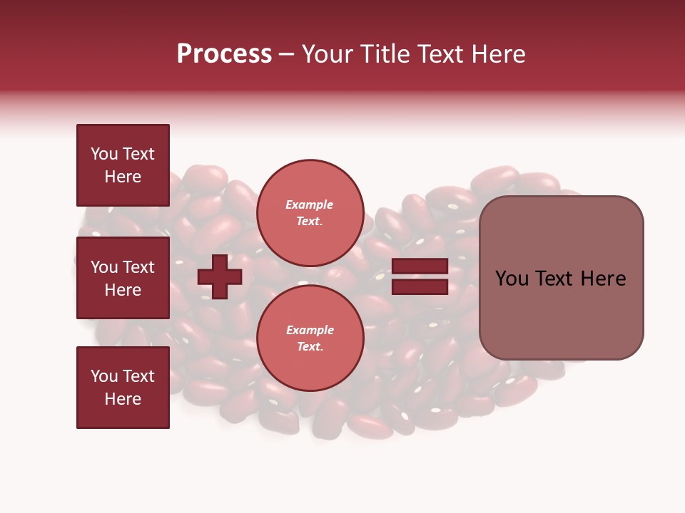 Bunch Of Red Beans Look Like One Big Bean PowerPoint Template