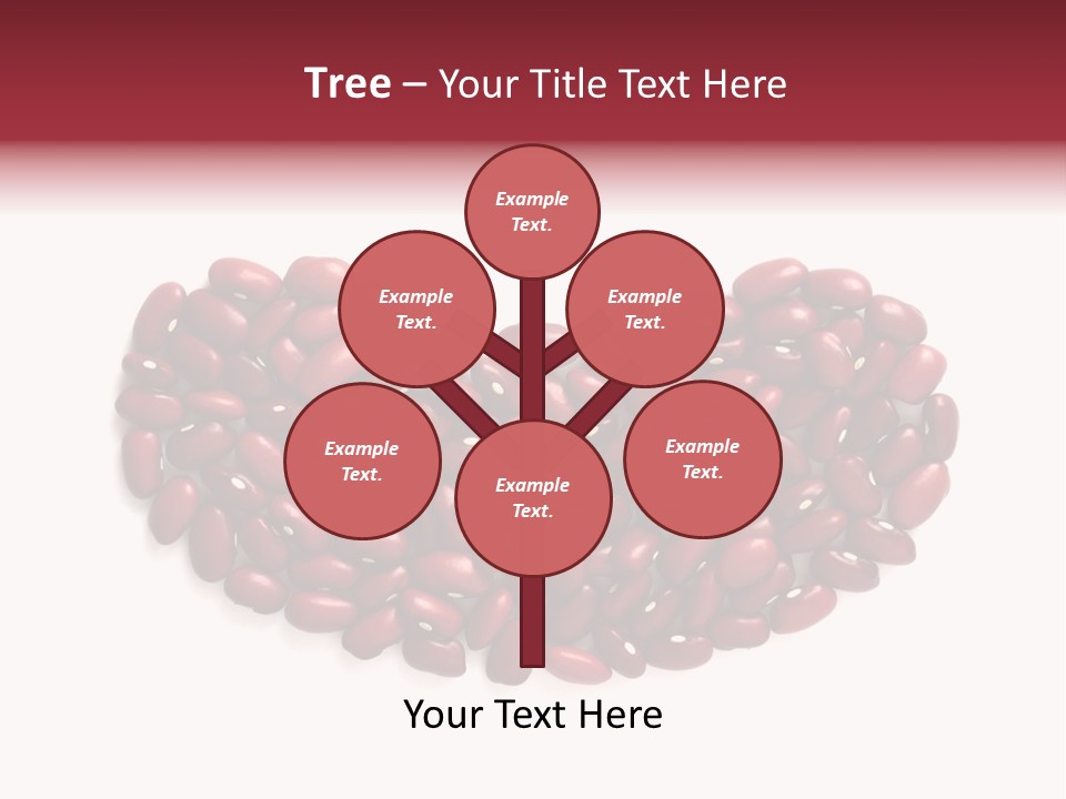 Bunch Of Red Beans Look Like One Big Bean PowerPoint Template