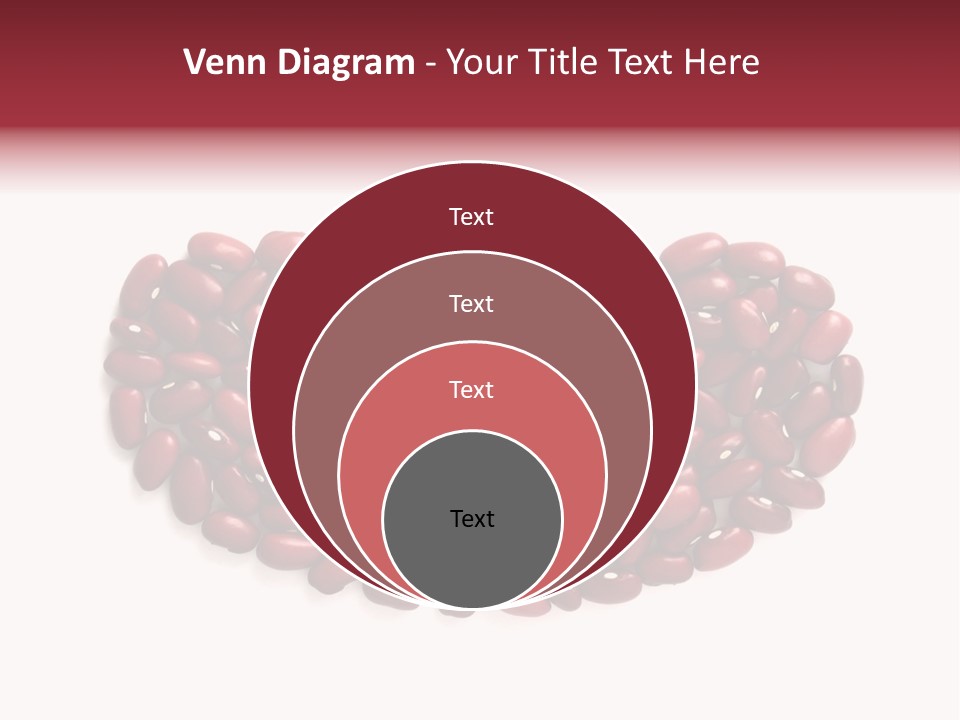 Bunch Of Red Beans Look Like One Big Bean PowerPoint Template