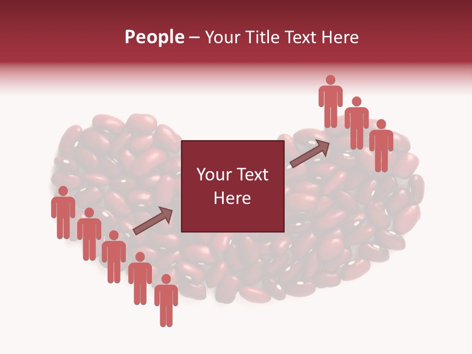 Bunch Of Red Beans Look Like One Big Bean PowerPoint Template