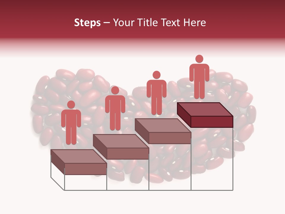 Bunch Of Red Beans Look Like One Big Bean PowerPoint Template