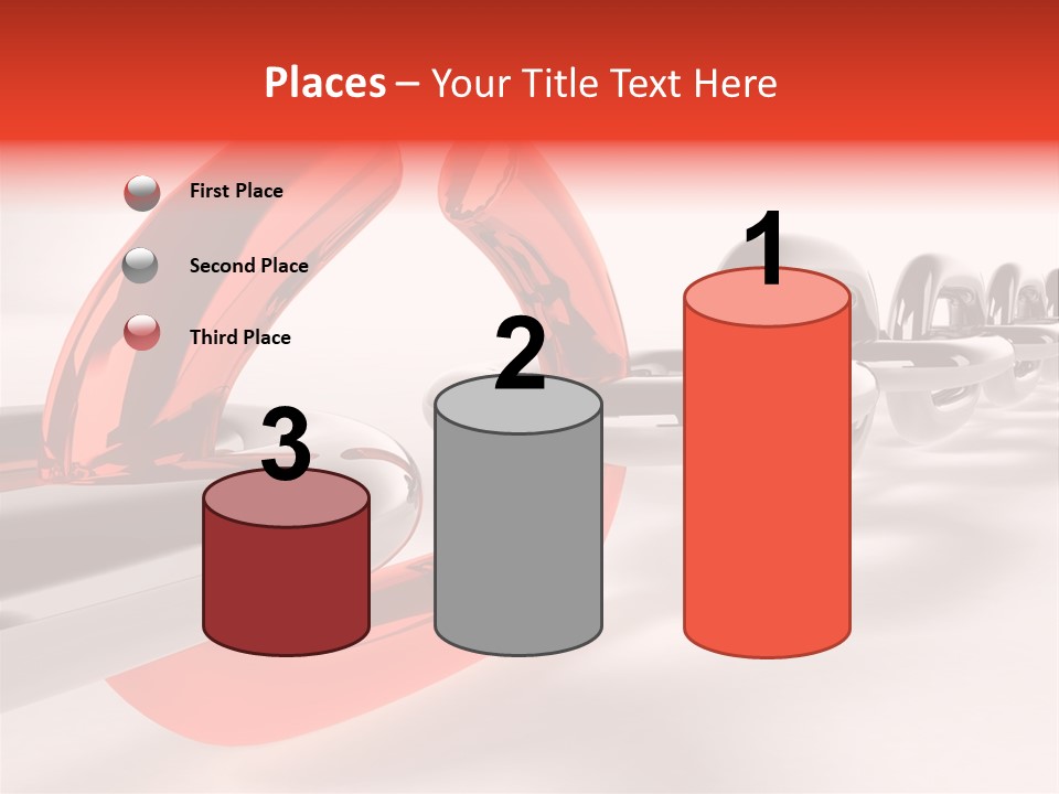 Breaking Chain - 3D Rendering PowerPoint Template