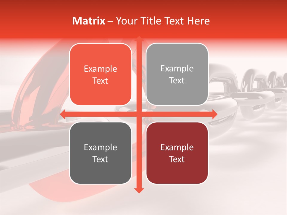 Breaking Chain - 3D Rendering PowerPoint Template