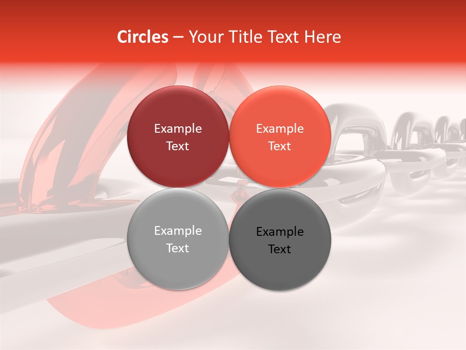 Breaking Chain - 3D Rendering PowerPoint Template