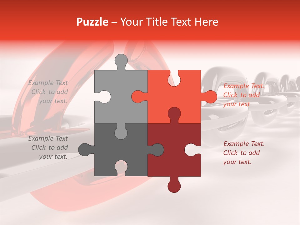 Breaking Chain - 3D Rendering PowerPoint Template