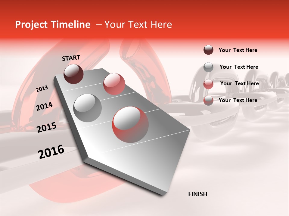 Breaking Chain - 3D Rendering PowerPoint Template