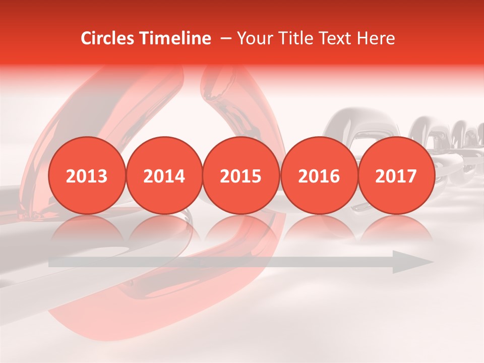 Breaking Chain - 3D Rendering PowerPoint Template