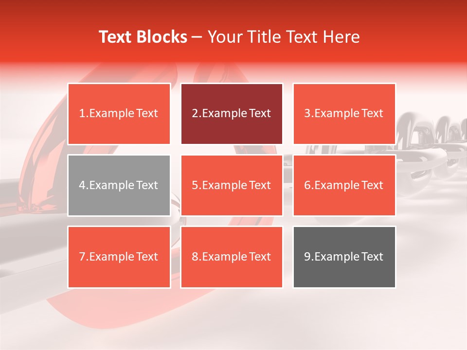 Breaking Chain - 3D Rendering PowerPoint Template