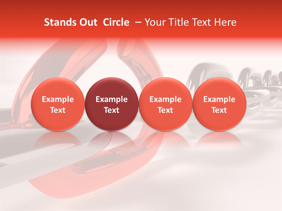 Breaking Chain - 3D Rendering PowerPoint Template