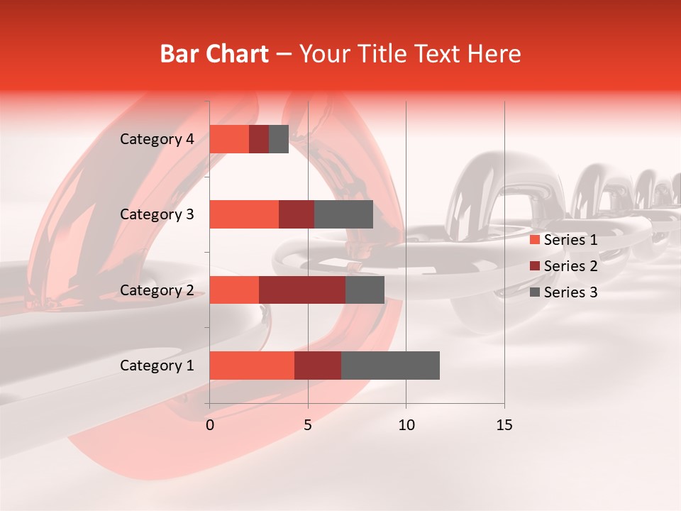 Breaking Chain - 3D Rendering PowerPoint Template