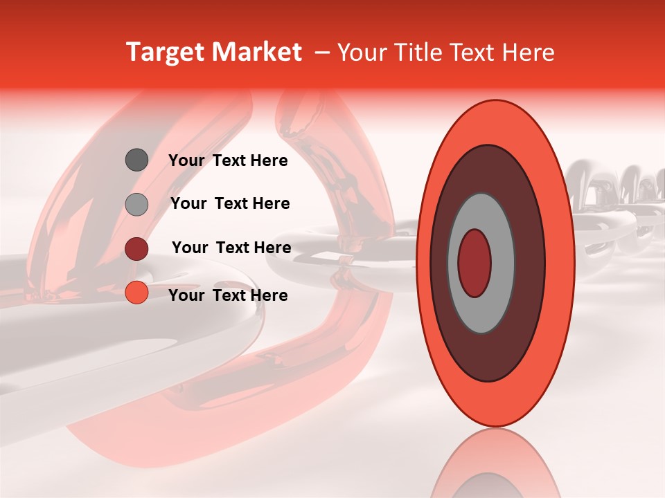 Breaking Chain - 3D Rendering PowerPoint Template
