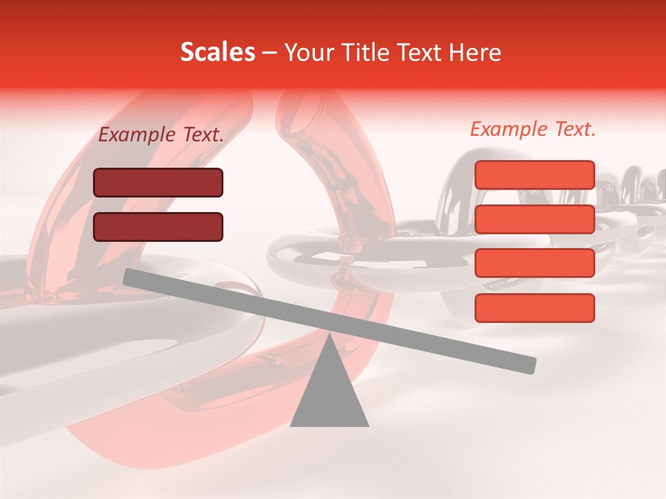 Breaking Chain - 3D Rendering PowerPoint Template