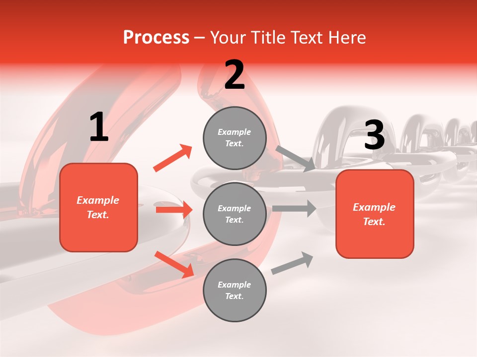Breaking Chain - 3D Rendering PowerPoint Template